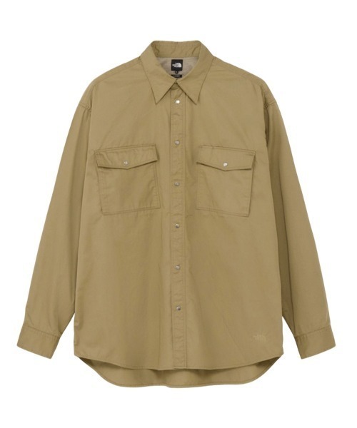 THE NORTH FACE（ザノースフェイス）の「THE NORTH FACE L/S ROCK STEADY CHINO SHIRT（ザ・ノース・フェイス ロングスリーブロックステディチノシャツ）（シャツ/ブラウス・メンズ・グレー系/ブラック/オリーブ系/ベージュ系・MEDIUM/LARGE/X-LARGE）」の17枚目の写真
