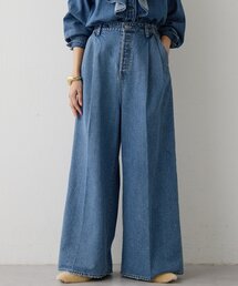 ウィムガゼット　ストレートデニムパンツ サイズ34 ウィムガゼット ストレートデニムパンツ サイズ34 Whim Gazette