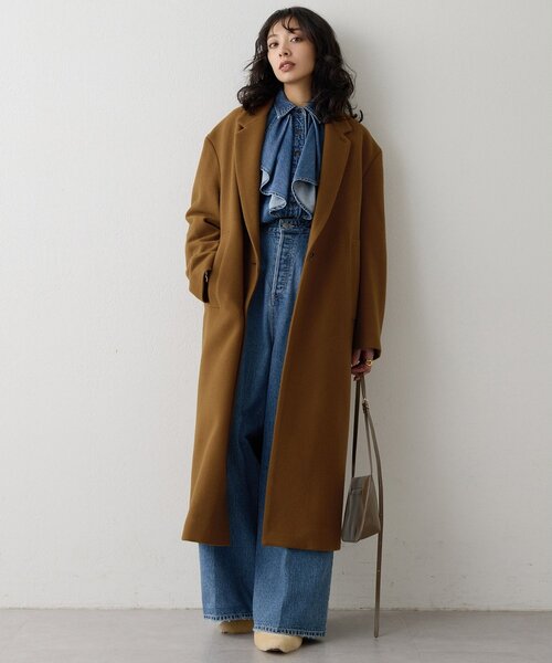 Whim Gazette（ウィムガゼット）の「ワイドデニムイージーパンツ（デニムパンツ・レディース・ブルー・36/38）」の9枚目の写真