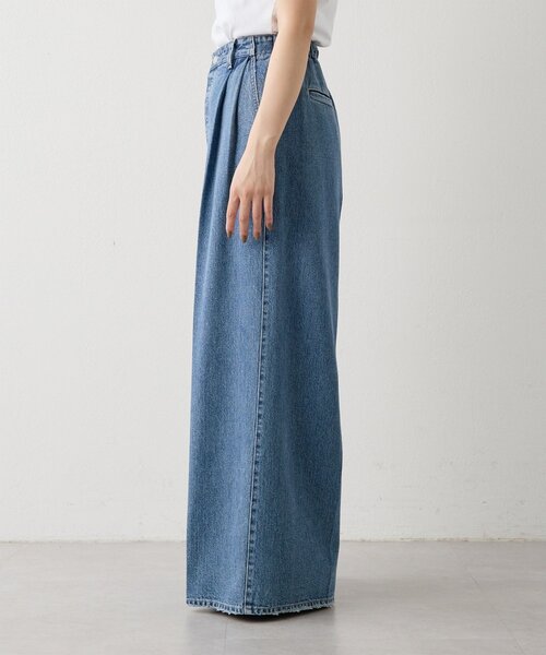 Whim Gazette（ウィムガゼット）の「ワイドデニムイージーパンツ（デニムパンツ・レディース・ブルー・36/38）」の11枚目の写真