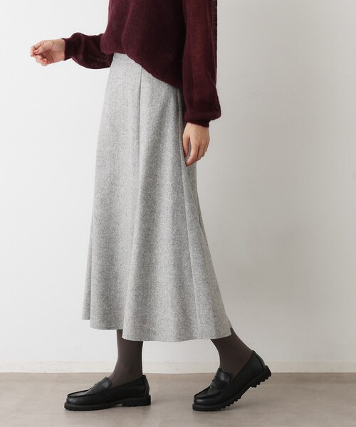 Dessin(デッサン)の「【洗える】ツイードフレアスカート(スカート・レディース・グレー系4/ブラウン系その他5/ブラック系4・00/01/02/03)」の4枚目の写真