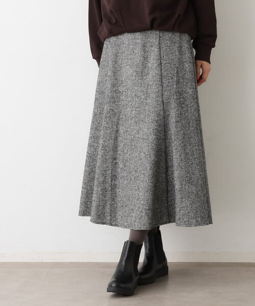 Dessin(デッサン)の「【洗える】ツイードフレアスカート(スカート・レディース・グレー系4/ブラウン系その他5/ブラック系4・00/01/02/03)」の8枚目の写真