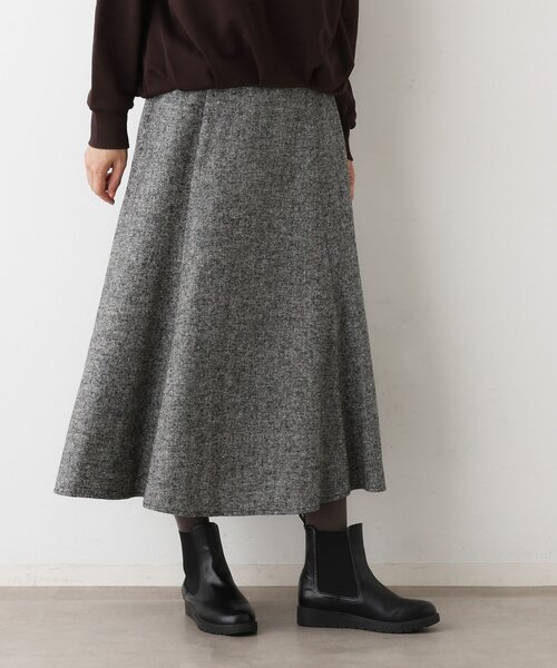 Dessin(デッサン)の「【洗える】ツイードフレアスカート(スカート・レディース・グレー系4/ブラウン系その他5/ブラック系4・00/01/02/03)」の9枚目の写真