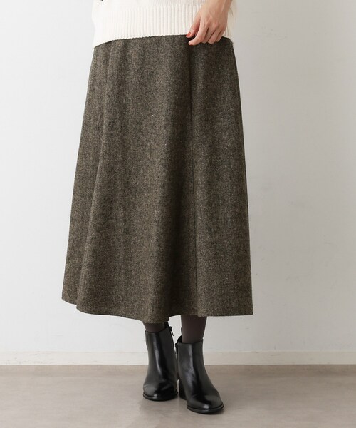 Dessin(デッサン)の「【洗える】ツイードフレアスカート(スカート・レディース・グレー系4/ブラウン系その他5/ブラック系4・00/01/02/03)」の12枚目の写真