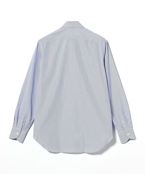 BEAMS F(ビームスエフ)の「コットン サックスブルー ストライプ ワイドカラーシャツ(シャツ/ブラウス・メンズ・サックスブルー・40/39/38/37/41)」の5枚目の写真