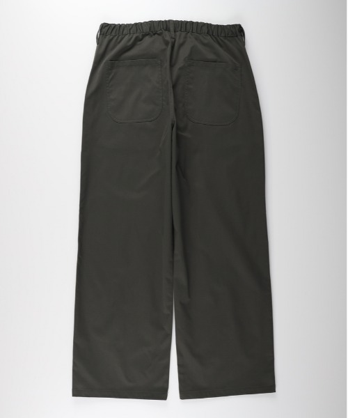 Right-on(ライトオン)の「【Refurbish】ワークルーズ イージーパンツ (セットアップ対応/ワイドシルエット/ウエストゴム/ドローストリング/カルゼ/イージーケア/ビジネスカジュアル)(その他パンツ・メンズ・ブラック/ブラウン/カーキブラウン・M/XL/L)」の4枚目の写真