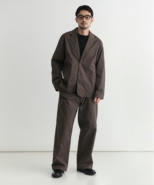 Right-on(ライトオン)の「【Refurbish】ワークルーズ イージーパンツ (セットアップ対応/ワイドシルエット/ウエストゴム/ドローストリング/カルゼ/イージーケア/ビジネスカジュアル)(その他パンツ・メンズ・ブラック/ブラウン/カーキブラウン・M/XL/L)」の22枚目の写真