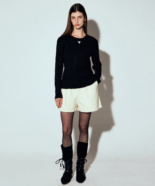 NICK&NICOLE(ニックアンドニコール)の「BERMUDA CORDUROY SHORT PANTS_CREAM BEIGE(その他パンツ・レディース・その他・LARGE/MEDIUM/SMALL)」の2枚目の写真