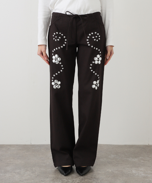 GIMAGUAS ギマガス　パンツ セール】Gimaguas / ギマガス DELYA STUDS TROUSERS（スラックス