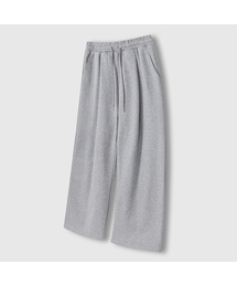 LEMAIN SECOND（リメインセカンド）の「[2PACK] ONE-TUCK WIDE SWEAT PANTS - GRAY (NON-FLEECE ver)（スウェットパンツ）」