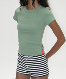 PARTIMENTO WOMEN（パルティメントウィメン）の「PWC ベイビーT_グリーン（Tシャツ/カットソー）」