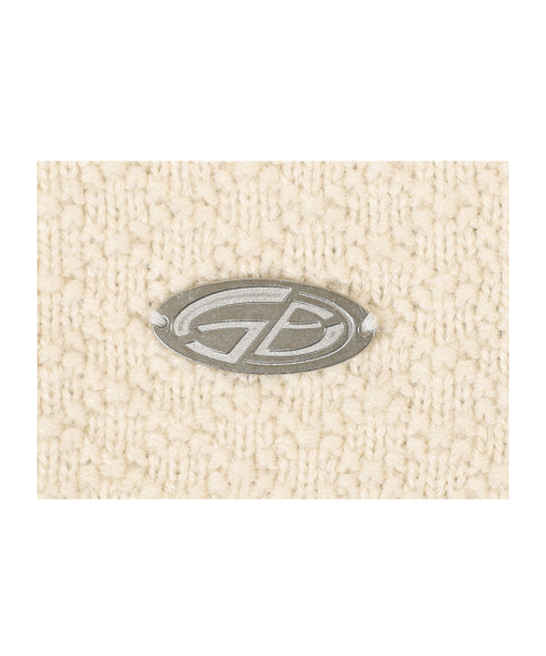GUBIN(グビン)の「レトロパターンVネックニット - アイボリー(ニット/セーター・レディース・その他・MEDIUM/LARGE)」の7枚目の写真