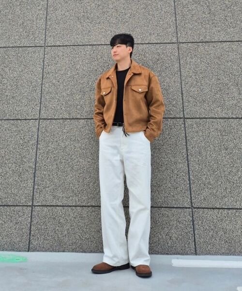 TOFFEE（トフィー）の「モアワイドデニムパンツ (オフホワイト)（デニムパンツ・メンズ・その他・SMALL/MEDIUM/LARGE/X-LARGE）」の4枚目の写真