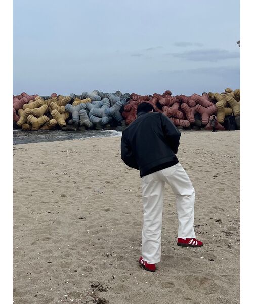 TOFFEE（トフィー）の「モアワイドデニムパンツ (オフホワイト)（デニムパンツ・メンズ・その他・SMALL/MEDIUM/LARGE/X-LARGE）」の20枚目の写真