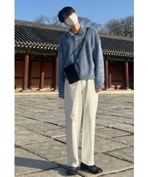 TOFFEE（トフィー）の「モアワイドデニムパンツ (オフホワイト)（デニムパンツ・メンズ・その他・SMALL/MEDIUM/LARGE/X-LARGE）」の21枚目の写真