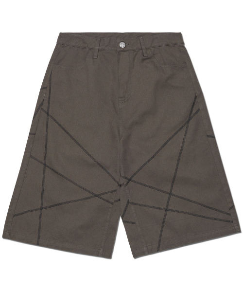 S.L BERMUDA PANTS - CHARCOAL