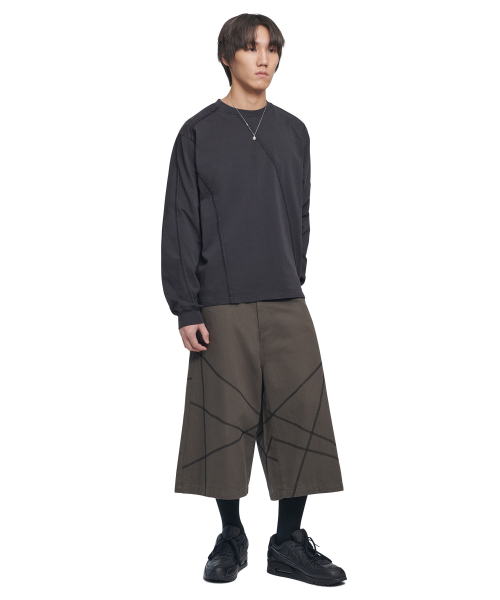 S.L BERMUDA PANTS - CHARCOAL