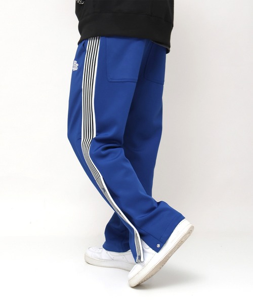EXAMPLE（エグザンプル）の「EXAMPLE TRACK JERSEY SIDE BUTTONS PANTS（その他パンツ・メンズ・ブラック/ブルー・XL/L/M）」の19枚目の写真