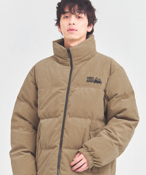FIRST DOWN（ファーストダウン）の「FDU-BUBBLE DOWN JKT CORDUROY（ダウンジャケット/コート・メンズ・ブラウン/ベージュ・L/XL/M）」の22枚目の写真