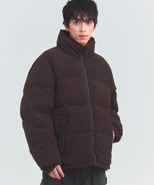 FIRST DOWN（ファーストダウン）の「FDU-BUBBLE DOWN JKT CORDUROY（ダウンジャケット/コート・メンズ・ブラウン/ベージュ・L/XL/M）」の3枚目の写真