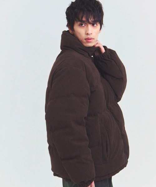 FIRST DOWN（ファーストダウン）の「FDU-BUBBLE DOWN JKT CORDUROY（ダウンジャケット/コート・メンズ・ブラウン/ベージュ・L/XL/M）」の6枚目の写真