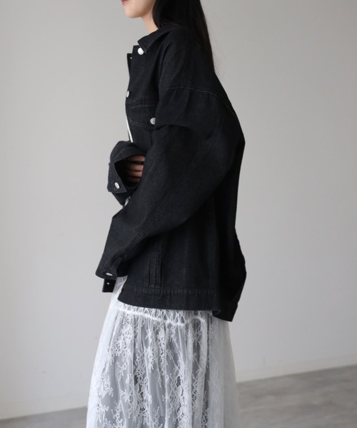 model：164cm. 着用サイズ：Lサイズ
