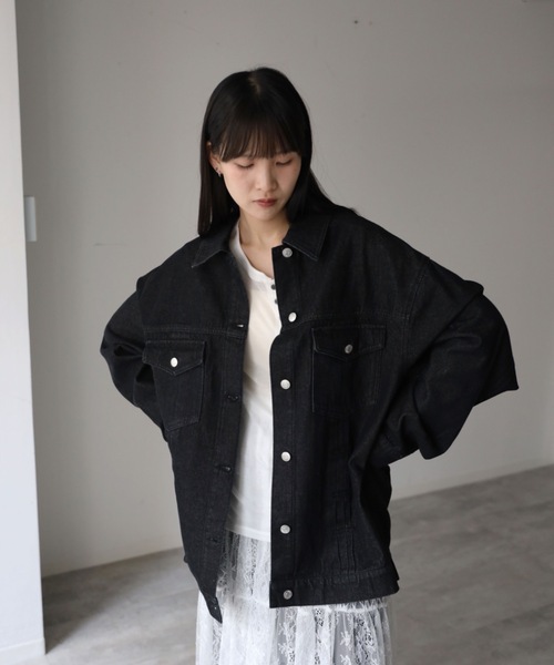 model：164cm. 着用サイズ：Lサイズ