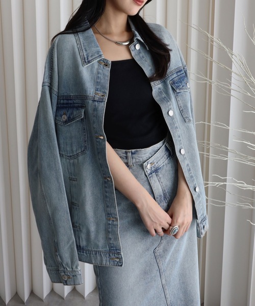 model：164cm. 着用サイズ：Mサイズ