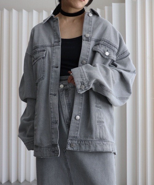 model：155cm. 着用サイズ：Lサイズ