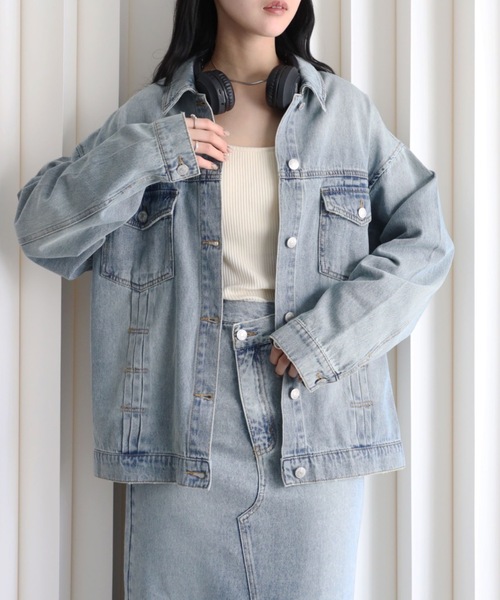model：164cm. 着用サイズ：Mサイズ