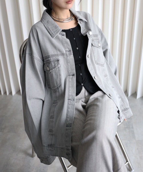 model：164cm. 着用サイズ：Lサイズ