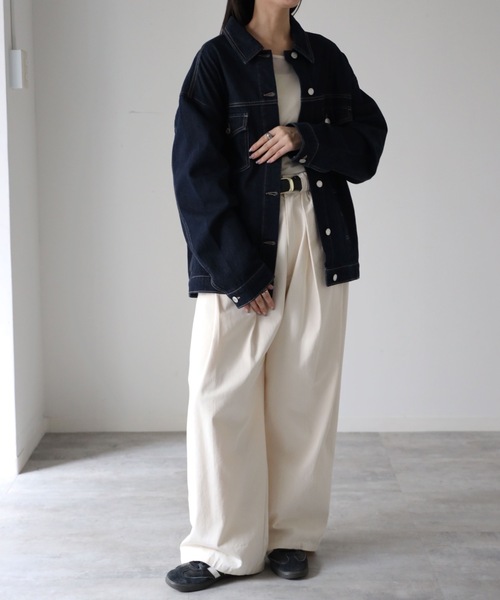 model：164cm. 着用サイズ：Lサイズ
