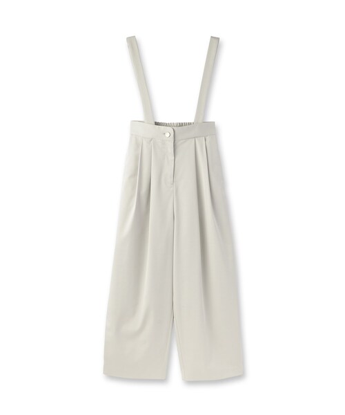 GALLEST（ギャレスト）の「シャインテーパードサロペット（サロペット/オーバーオール・レディース・ライトグレー/ブラック・34/38）」の18枚目の写真