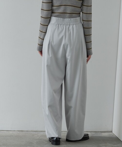 GALLEST（ギャレスト）の「シャインテーパードサロペット（サロペット/オーバーオール・レディース・ライトグレー/ブラック・34/38）」の9枚目の写真