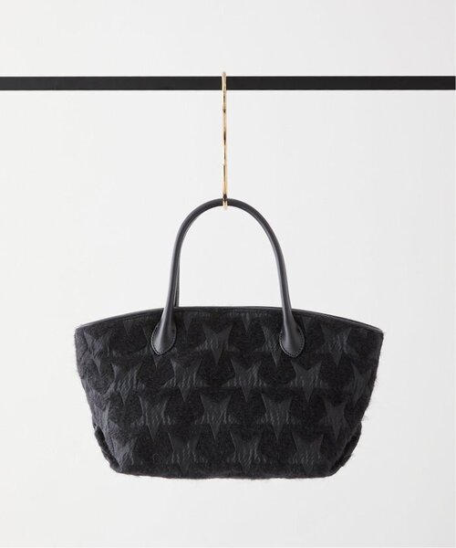 VERMEIL par iena（ヴェルメイユパーイエナ）の「SHIME シィメ 別注STARジャガード MINI トートバッグ（トートバッグ・レディース・ブラック・FREE）」の6枚目の写真