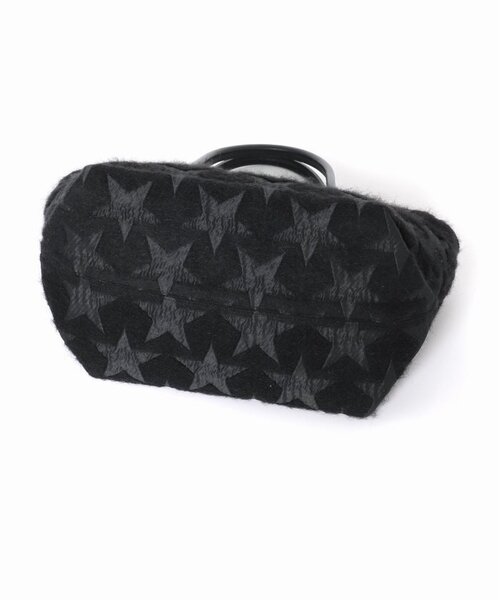 VERMEIL par iena（ヴェルメイユパーイエナ）の「SHIME シィメ 別注STARジャガード MINI トートバッグ（トートバッグ・レディース・ブラック・FREE）」の11枚目の写真