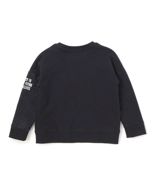 WASK（ワスク）の「円形切り替えBIG裏毛トレーナー（スウェット・キッズ・ブラック/グレー・140cm/150cm/160cm/130cm）」の8枚目の写真