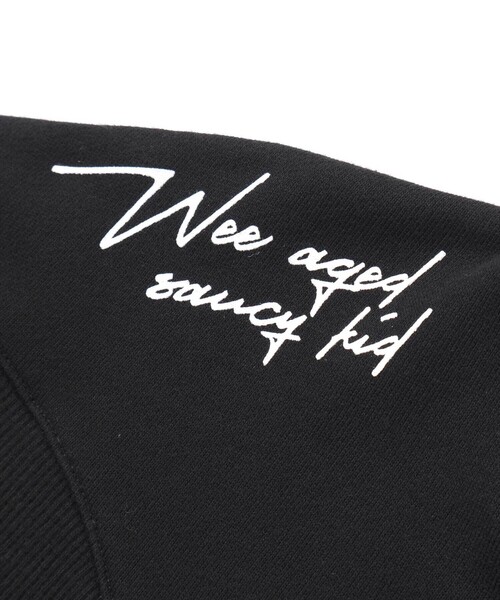 WASK（ワスク）の「円形切り替えBIG裏毛トレーナー（スウェット・キッズ・ブラック/グレー・140cm/150cm/160cm/130cm）」の9枚目の写真