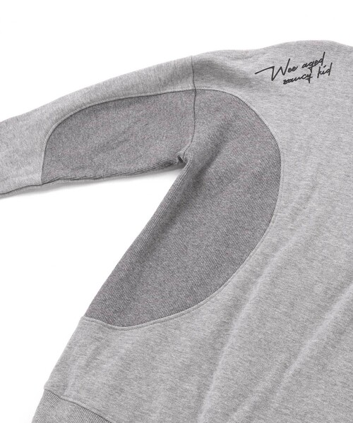 WASK（ワスク）の「円形切り替えBIG裏毛トレーナー（スウェット・キッズ・ブラック/グレー・140cm/150cm/160cm/130cm）」の15枚目の写真
