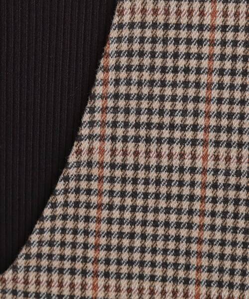 SHOO・LA・RUE(シューラルー)の「【2点セット/洗える/S-LL】時短でコーデ決まる ジャンドレ&リブインナー(ワンピース・レディース・ブラック/ベージュ系1/ブラック系3・03/02/01/04)」の17枚目の写真