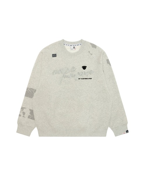 AAPE MAIN CREW NECK SWEAT