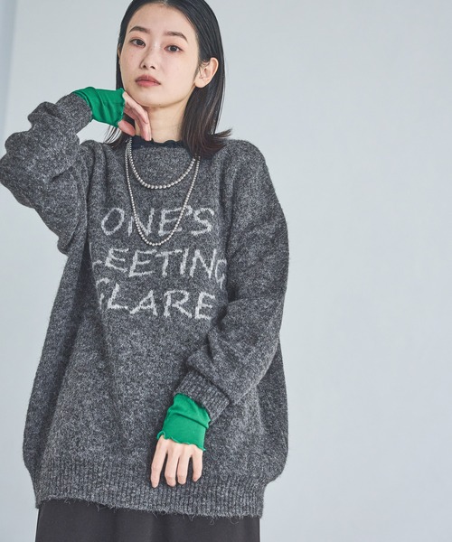 LAKOLE（ラコレ）の「メローエッジハイネック長袖 / 615914（Tシャツ/カットソー・レディース・ブラウン/ブラック/その他9/アイボリー/レッド・FREE）」の16枚目の写真