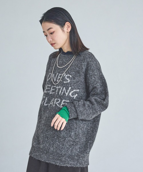 LAKOLE（ラコレ）の「メローエッジハイネック長袖 / 615914（Tシャツ/カットソー・レディース・ブラウン/ブラック/その他9/アイボリー/レッド・FREE）」の17枚目の写真