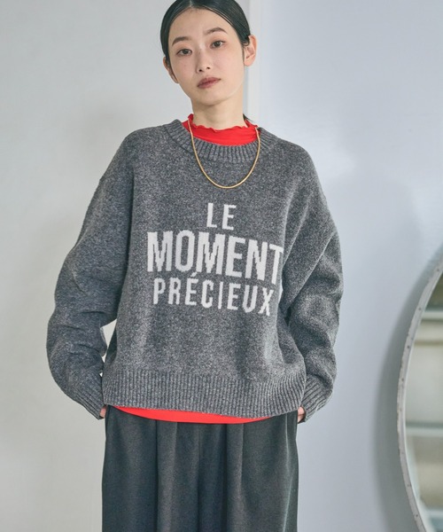 LAKOLE（ラコレ）の「メローエッジハイネック長袖 / 615914（Tシャツ/カットソー・レディース・ブラウン/ブラック/その他9/アイボリー/レッド・FREE）」の10枚目の写真