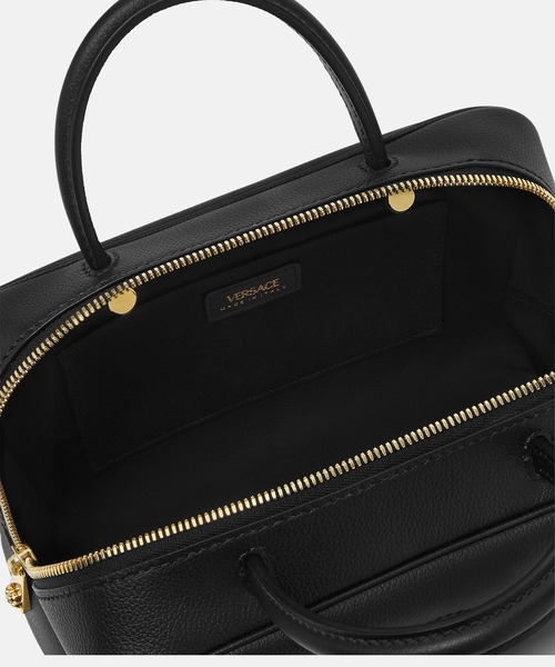 VERSACE（ヴェルサーチ）の「ラ メドゥーサ レザー ボストン バッグ（ボストンバッグ・レディース・ブラック・ONE SIZE）」の3枚目の写真