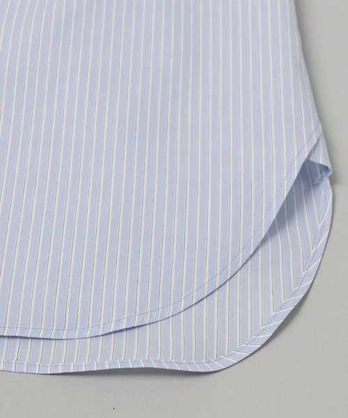 STILL BY HAND（スティルバイハンド）の「【STILL BY HAND】Regular collar stripe shirt（シャツ/ブラウス・メンズ・グレー/ブルー・46/48）」の5枚目の写真