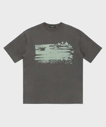 SAINTPAIN（セイントペイン）の「SPフラッグ半袖Tシャツチャコール（Tシャツ/カットソー）」