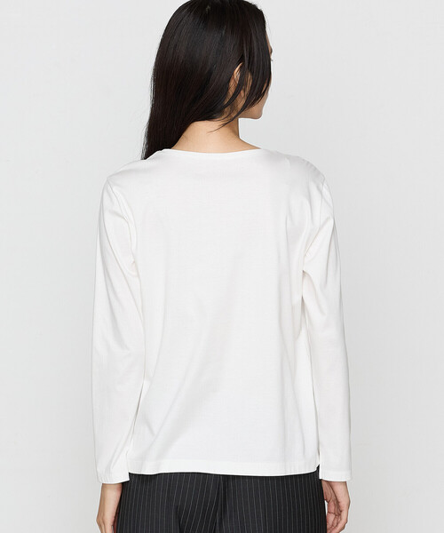 COMME CA(コムサ)の「〔 Sサイズ 〕 アルビニスタスムース プルオーバー(Tシャツ/カットソー・レディース・ホワイト・5号)」の7枚目の写真