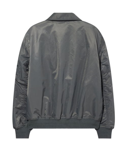COVERNAT(カバーナット)の「CロゴカラーMA-1ジャケットセージグレー(ブルゾン・レディース・その他・SMALL/MEDIUM/LARGE/X-LARGE)」の3枚目の写真