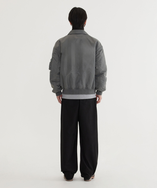 COVERNAT(カバーナット)の「CロゴカラーMA-1ジャケットセージグレー(ブルゾン・レディース・その他・SMALL/MEDIUM/LARGE/X-LARGE)」の7枚目の写真